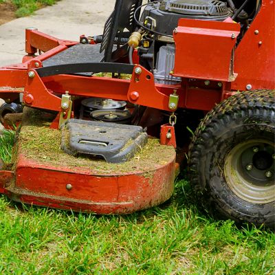 Image showing  16x7.50-8 4 Ply LawnGuard Tire and 4 on 4 Stamped Wheel Assembly