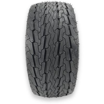 Image showing  16.5x6.50-8 6-Ply Highway Rib Tire and 5 on 4.5 Stamped Wheel Assembly