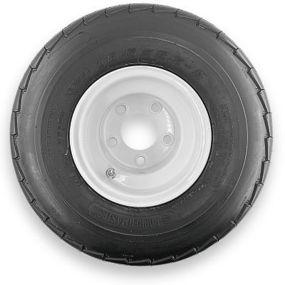 RubberMaster 18.5x8.50-8 4-Ply Highway Rib Tire and 5 on 4.5 Stamped Wheel Assembly