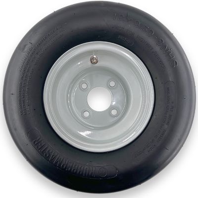 RubberMaster 18x9.50-8 4 Ply Smooth Tire and 4 on 4 Stamped Wheel Assembly