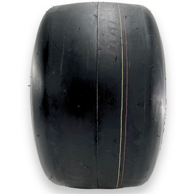 Image showing  18x9.50-8 4 Ply Smooth Tire and 5 on 4.5 Stamped Wheel Assembly