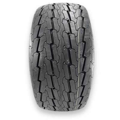 Image showing  18.5x8.50-8 6-Ply Highway Rib Tire/4-on-4 Stamped Wheel Assembly