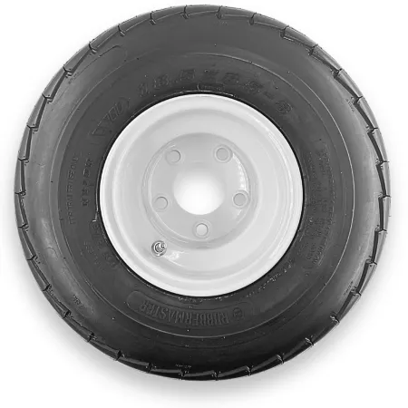 RubberMaster 18.5 x 8.50-8 6-Ply Highway Tire and 5 by 4.5 Stamped Wheel Set Trailer Tires