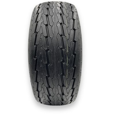 Image showing  20.5x8.0-10 (205/65D10) 6-Ply Highway Rib Tire and 5 on 4.5 Stamped Wheel Assembly