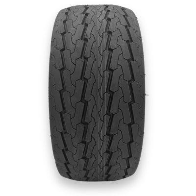 Image showing  20.5x8.0-10 (205/65D10) 8 Ply Highway Rib Tire and 4 on 4 Stamped Wheel Assembly