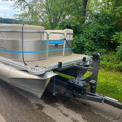 Image showing  20.5x8.0-10 (205/65D10) 8-Ply Highway Rib Tire and 5 on 4.5 Stamped Wheel Assembly