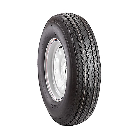 RubberMaster ST205/75R14 6P and 14x6 5 on 4.5 TR416S Spokes Tire and Wheel Assembly