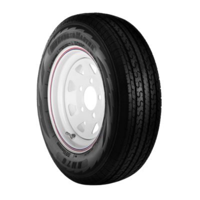 RubberMaster ST225/75R15 10P and 15x6 5 on 4.5 TR600HP Spokes Tire and Wheel Assembly