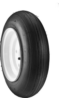 RubberMaster 3.50-8 2P Rib Tire (Tire Only), 450200