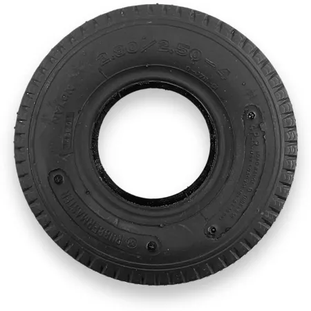 RubberMaster 2.80/2.50-4 Sawtooth Low Speed Tubeless Tire 4 Ply Mower Tires & Wheels