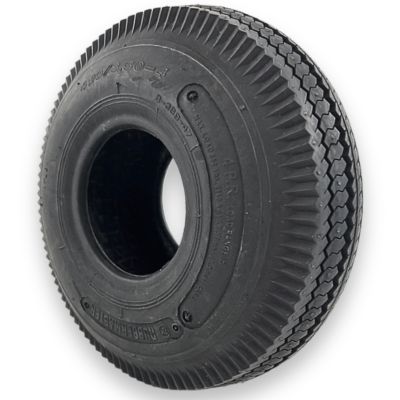 Image showing  4.10/3.50-4 Sawtooth 4 Ply Tubeless Low Speed Tire