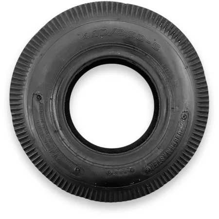 RubberMaster 4.10/3.50-6 Sawtooth Low Speed Tubeless Tire 4 Ply Mower Tires & Wheels