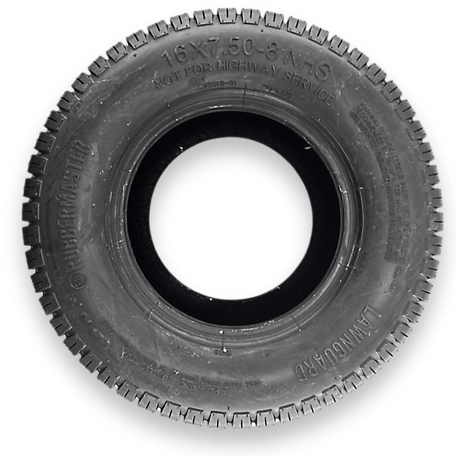RubberMaster 16x7.5-8 4P LawnGuard RM16 Zero-Turn Mower Tire (Tire Only)