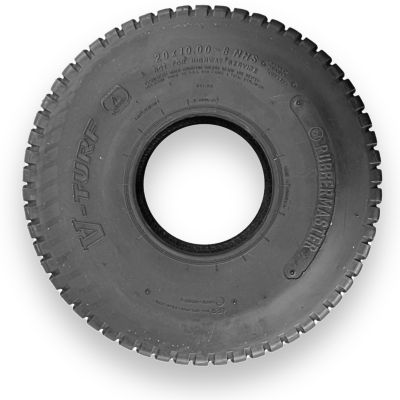RubberMaster 20x10.00-8 Turf 4 Ply Tubeless Low Speed Tire