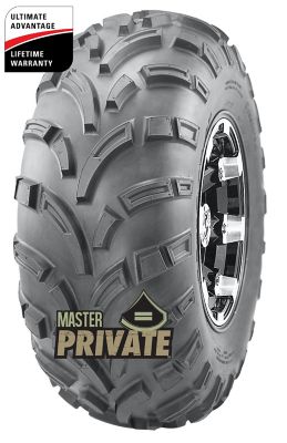 Master 25x10-12 Private 6-Ply ATV/UTV Tire, Tire Only