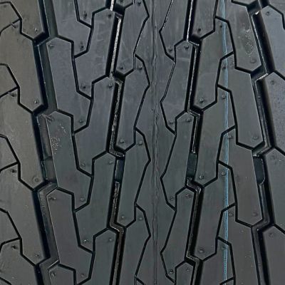 Image showing  16.5x6.50-8 6-Ply Highway Rib Tubeless High Speed Trailer Tire