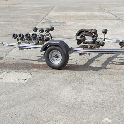 Image showing  16.5x6.50-8 6-Ply Highway Rib Tubeless High Speed Trailer Tire