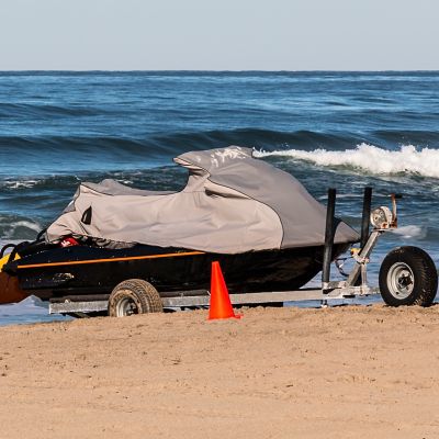 Image showing  18.5x8.50-8 6-Ply Highway Rib Tubeless High Speed Trailer Tire