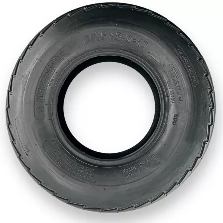 RubberMaster 20.5 x 8.0-10 (205/65D10) 6-Ply Highway Rib Tubeless High Speed Trailer Tire Trailer Tires