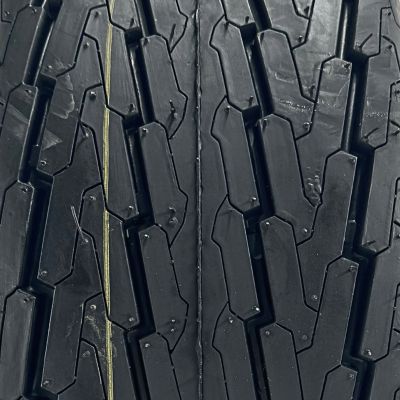 Image showing  20.5x8.0-10 (205/65D10) 6-Ply Highway Rib Tubeless High Speed Trailer Tire