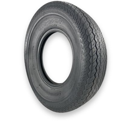 Image showing  G78-14 (ST215/75D14) 6-Ply Highway Rib Tubeless High Speed Trailer Tire