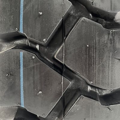 Image showing  RubberMaster 6.50-10 Industrial Lug 10 Ply Tube Type Forklift Tire W/ Flap