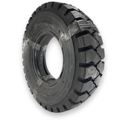 Image showing  RubberMaster 7.00-12 Industrial Lug 12 Ply Tube Type Forklift Tire
