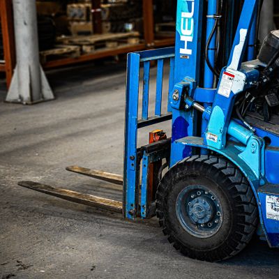 Image showing  RubberMaster 7.00-12 Industrial Lug 12 Ply Tube Type Forklift Tire