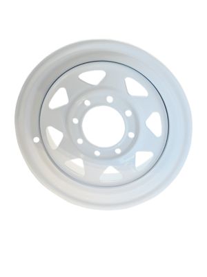 Image showing  16x6 8 on 6.5 TR-416S Spoke Boxed Wheel Rim, 235/80R16 7.5-16 Suggested Tire Size