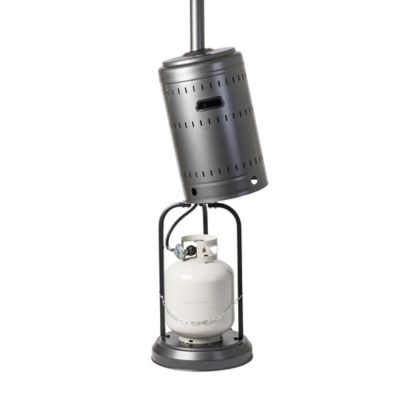 Image showing  46,000 BTU Commercial Patio Heater, Hammered Platinum