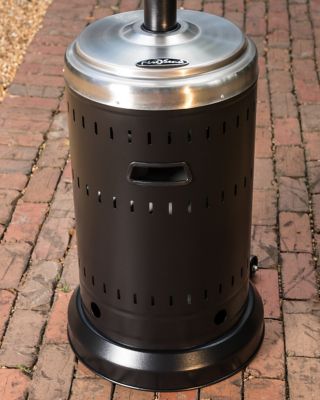 Image showing  46,000 BTU Onyx and Stainless Steel Patio Heater