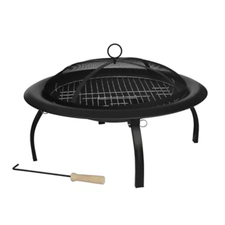 Fire Sense 29" Folding Fire Pit Steel Fire Pits