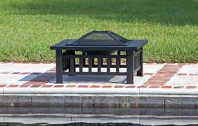 Image showing 5 th Fire Sense 32 in. x 18 in. Stonemont Square Fire Pit