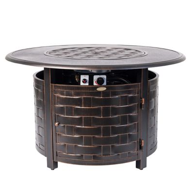 Fire Sense Armstrong Aluminum LPG Round Fire Pit, 62746 at ...