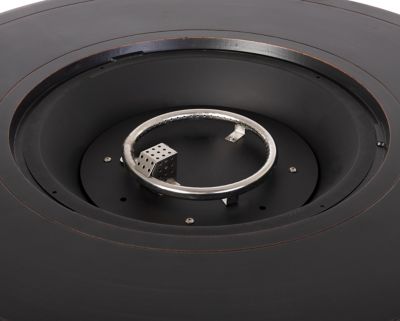 Image showing  44 in. Florence Woven Aluminum Propane Gas Fire Pit