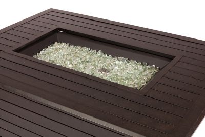 Image showing  Longmont Aluminum Rectangular LPG Fire Pit