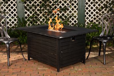 Fire Sense Longmont Aluminum Rectangular Lpg Fire Pit 61898 At Tractor Supply Co