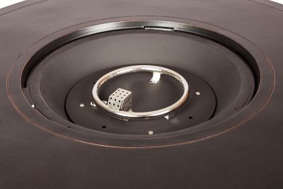 Image showing 2 th Fire Sense Perissa Woven Round Aluminum LPG Fire Pit