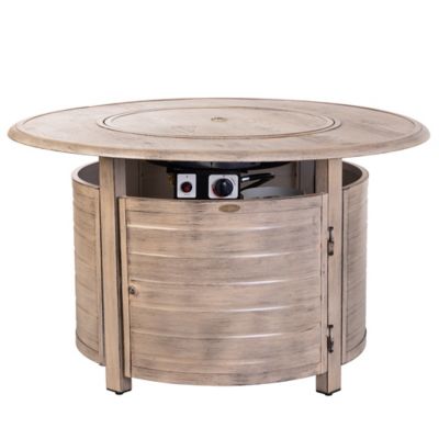 Fire Sense Thatcher LPG Fire Pit, Driftwood