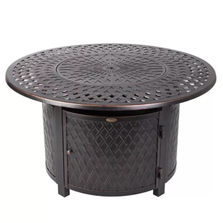 Fire Sense Verona 42 in Aluminum Propane Gas Fire Pit Fire Pits