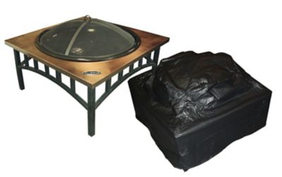 Image showing  Outdoor Square Fire Pit Vinyl Cover