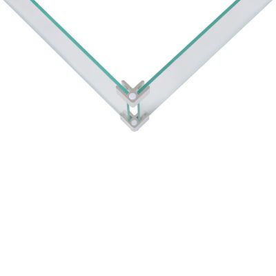 Image showing  Tempered Glass Wind Guard for Square Fire Pits