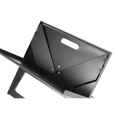 Image showing 9 th Fire Sense Charcoal Simone Cast Aluminum Bench Notebook Grill, 17.34 in. x 11.82 in. Cooking Area