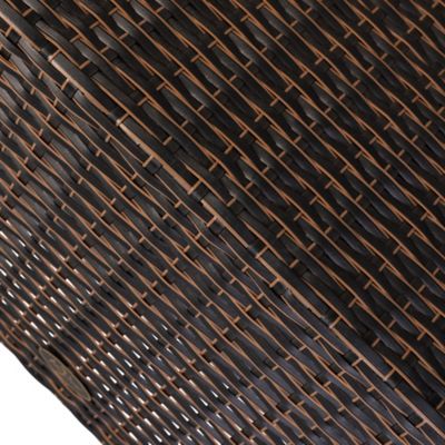 Image showing  Bondi Deluxe Wicker Patio Armchair, Mocha Finish