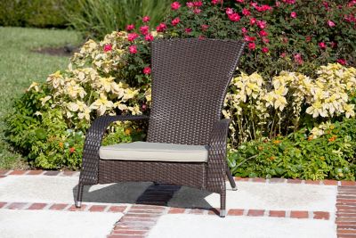 Image showing  Coconino Wicker Chair, Mocha Finish