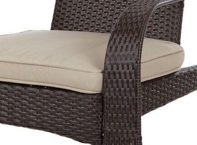 Image showing  Coconino Wicker Chair, Mocha Finish