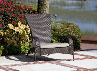 Image showing  Coconino Wicker Chair, Mocha Finish
