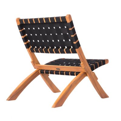Image showing  Sava Outdoor Folding Chair, Acacia Wood Construction