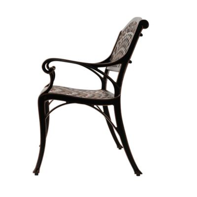 Image showing  40 in. Scarlet Aluminum Patio Bench, Antique Bronze