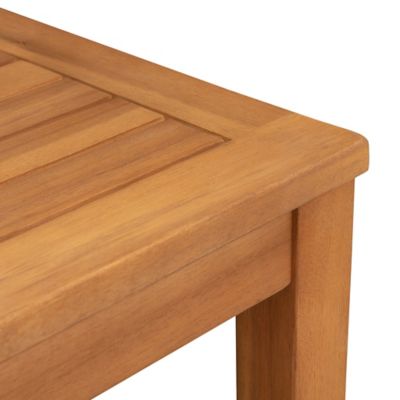 Image showing  Lio/Olso Wooden Patio Side Table, 16 in.